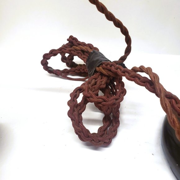 Antique Non Dialing Candlestick Phone Telephone Brass Bakelite PL 234 No 22 - Picture 13 of 16